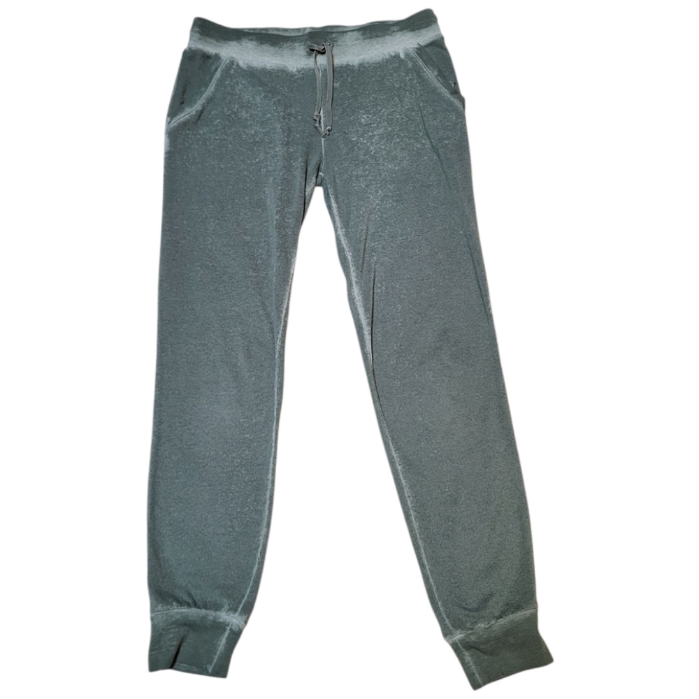 Threads 4 Thought Distressed Connie Feather Fleece Joggers In Seagrass - Size S